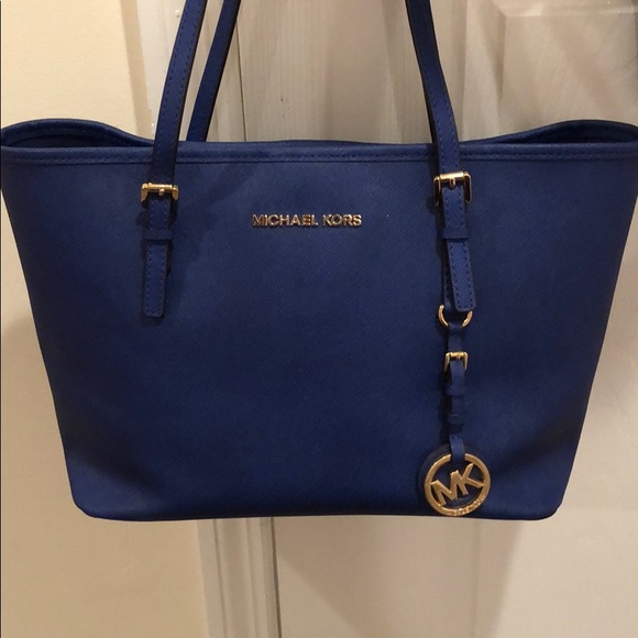 MK blue tote
